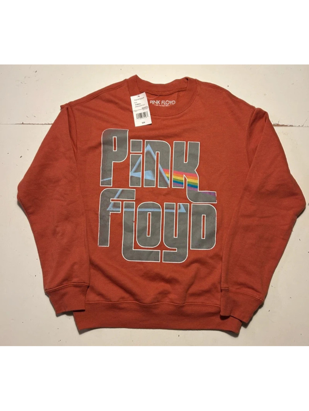 Women's Pink Floyd Sweatshirt Size XS NWT